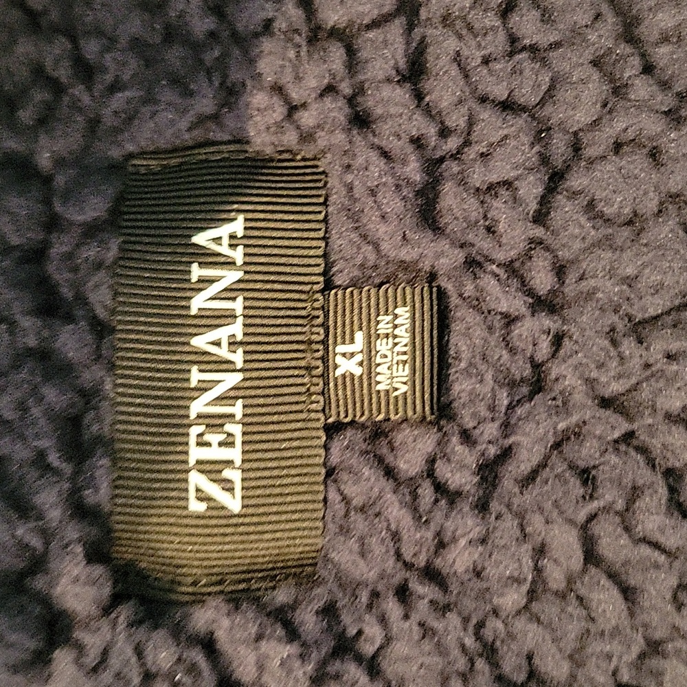 Zenana Sherpa Quarter Zip Pullover XL with Pockets. NWOT - Picture 3 of 4